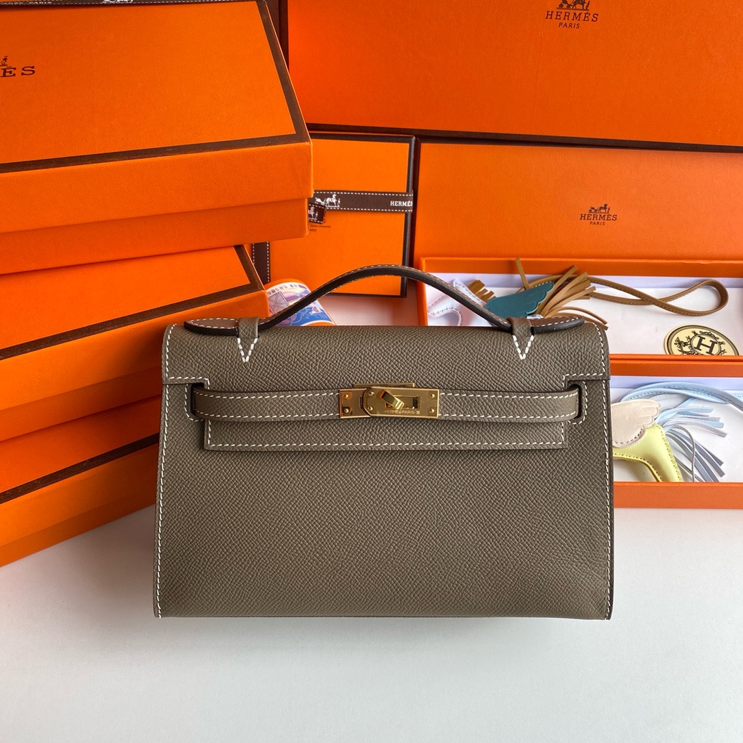 Hermes Mini Kelly Pochette Bag 22cm Epsom Leather 11 – Everything You Need to Know About This Hermès Bag